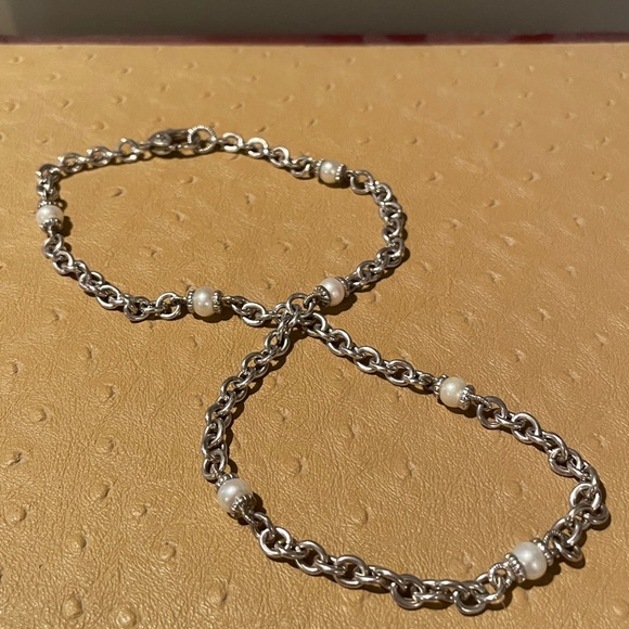 Judith Ripka Sterling Silver Pearl Necklace - Picture 1 of 6